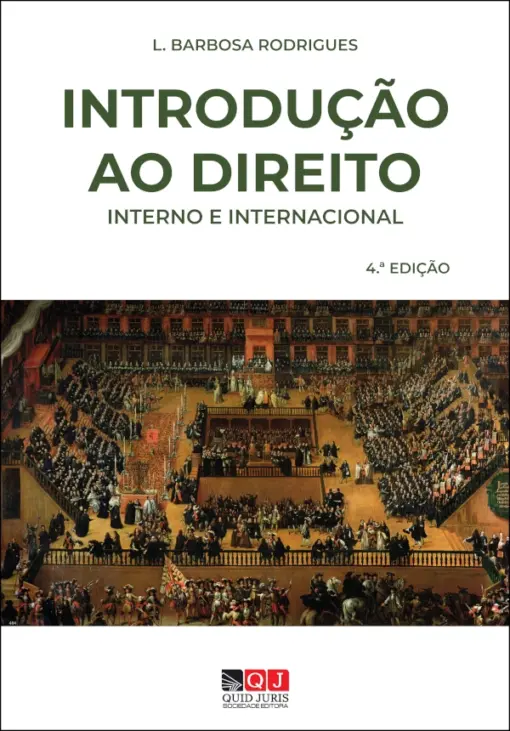 Capa do livro Introdução ao Direito