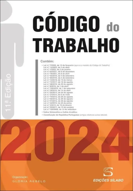 Capa do livro Código do Trabalho 2024