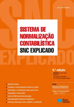 Capa do livro SNC - Sistema de Normalização Contabilística Explicado
