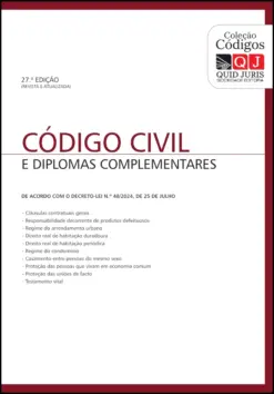 Capa do livro Código Civil e Diplomas Complementares