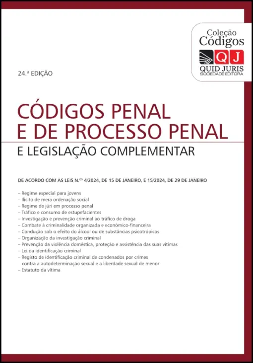 Capa do livro Códigos Penal e de Processo Penal e Legislação Complementar