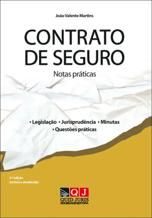 Capa do Livro Notas Práticas sobre o Contrato de Seguro