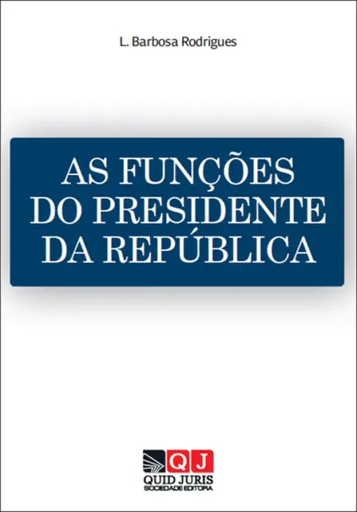 Capa do Livro As Funções do Presidente da República