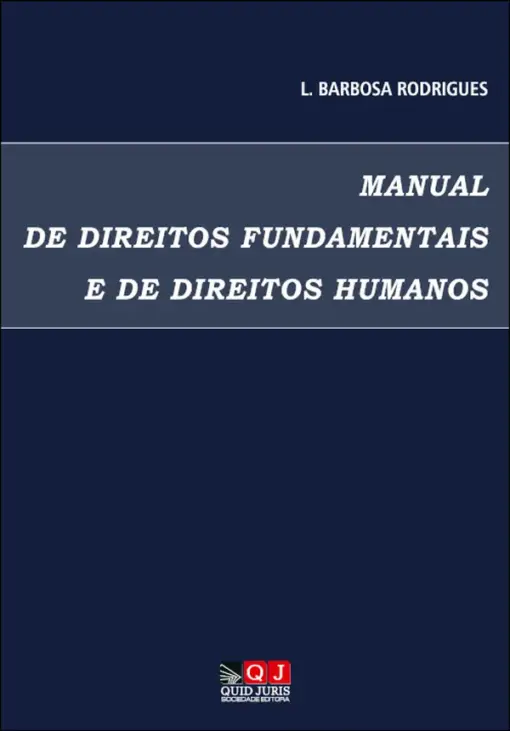 Capa do Livro Manual de Direitos Fundamentais e de Direitos Humanos