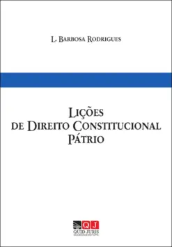 Capa do Livro Lições de Direito Constitucional Pátrio