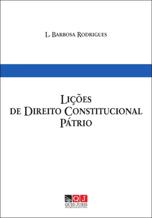 Capa do Livro Lições de Direito Constitucional Pátrio