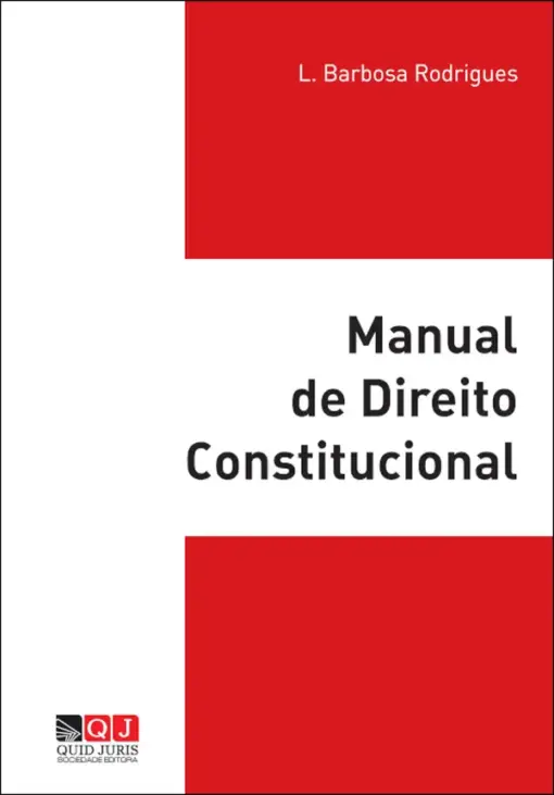 Capa do Livro Manual de Direito Constitucional