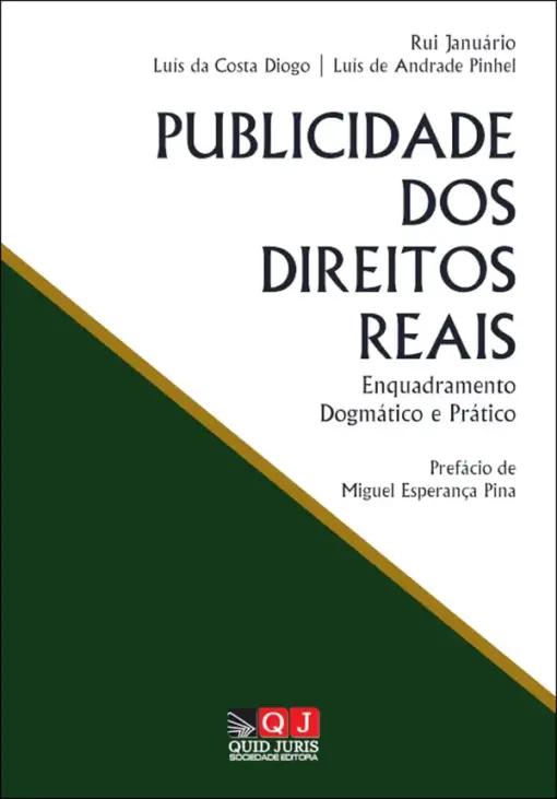 Capa do livro Publicidade dos DIreitos Reais Enquadramento