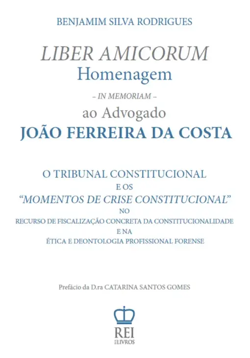 Capa do livro O Tribunal Constitucional e os momentos de crise constitucional