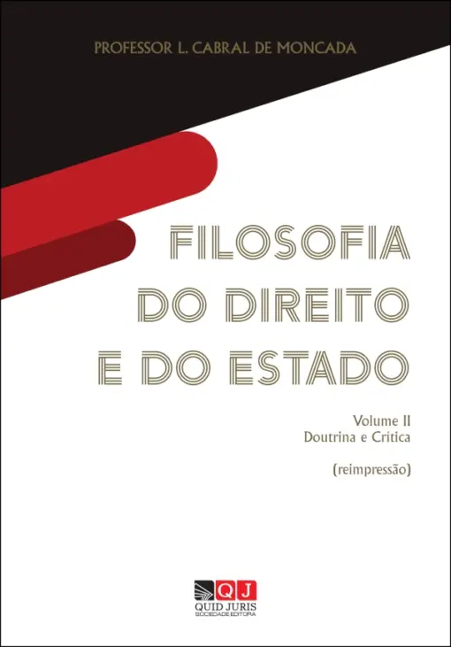 Capa do livro Filosofia do Estado e do Direito - Volume II