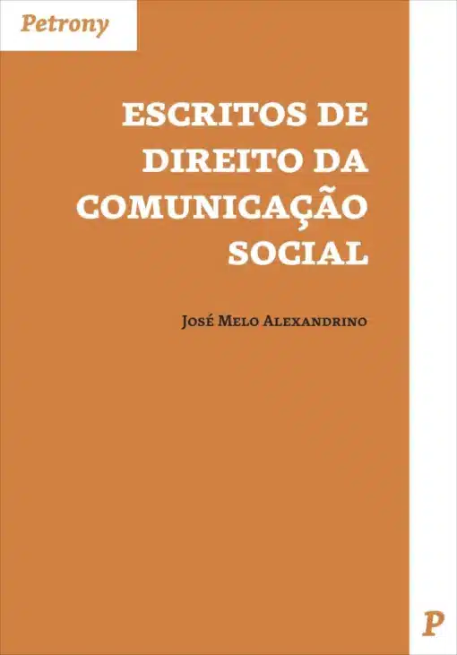 Capa do livro Escritos de Direito da Comunicação Social