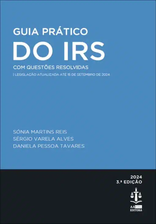 Capa do livro Guia Prático do IRS com Questões Resolvidas