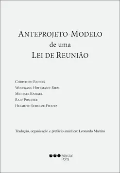 Capa do livro Anteprojeto-Modelo de uma Lei de Reunião