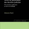 Capa do livro Dever de Justificação das Decisões Judiciais