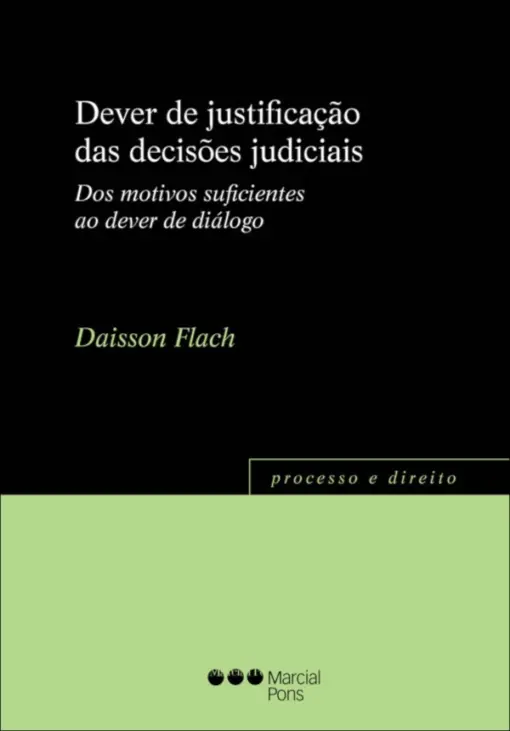 Capa do livro Dever de Justificação das Decisões Judiciais