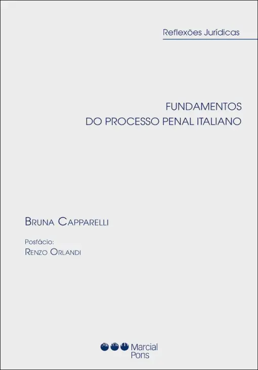 Capa do livro Fundamentos do Processo Penal Italiano