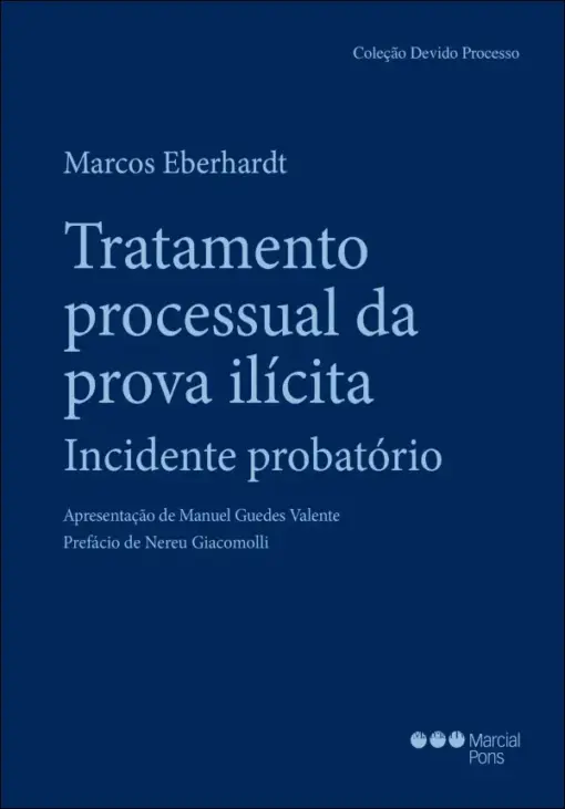 Capa do livro Tratamento Processual da Prova Ilícita